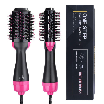 Hair Dryer Brush 3 in 1 ionic brush Hot Blow Hair Dryer Volumizer Rotating Curling Irons Heating Hair Straightener Comb