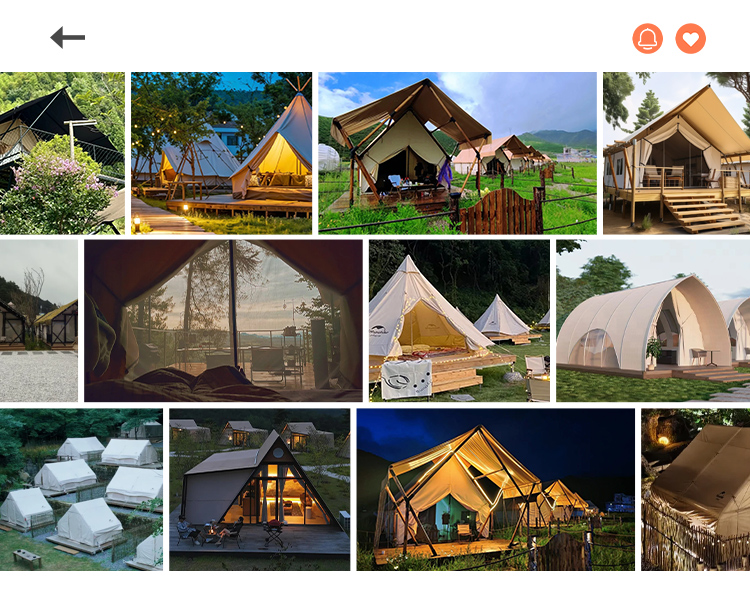 Wooden Safari Tent House