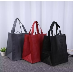 Economical 100% Recycled wine Nonwoven shopping Bags