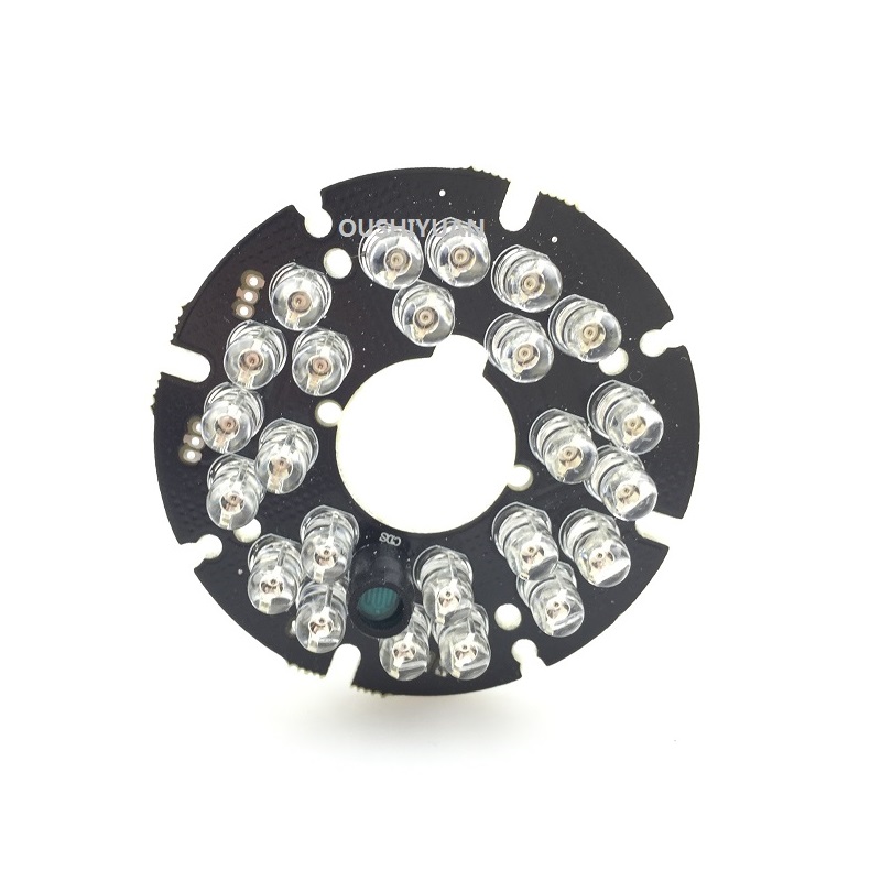 CCTV IR LED Light 24pcs F5 Infrared IR 90 Degrees 850nm For CCTV Camera