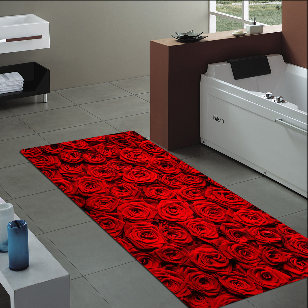 3D Non slip and washable Printed floor mat1-111