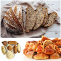 Bread Fermentation Basket Round Natural Rattan Bread Basket For Rising Dough Decoration Baking Pastry Tool With Cover Cloth