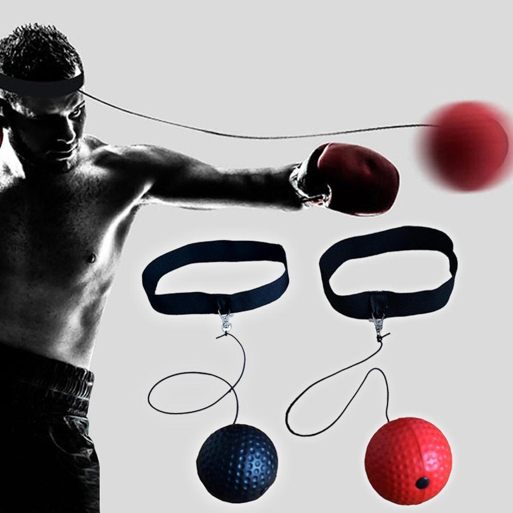 Boxing speed reaction ball Boxing Fight Ball Tennis Ball With Head Band For Reflex Training In Speed Ball Reaction Punching