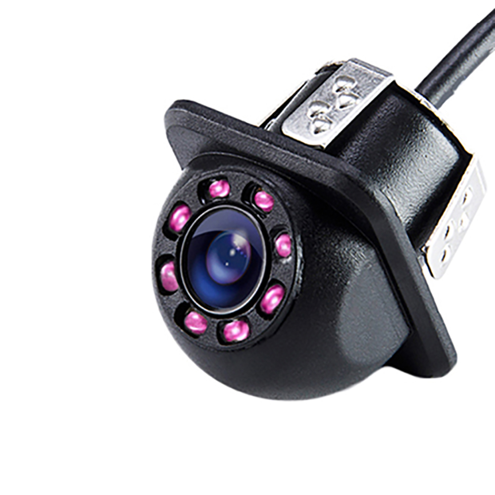 Hippcron Car Rear View Camera 4 LED Night Vision Reversing Auto Parking Monitor CCD Waterproof 170 Degree HD Video