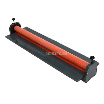 Hand Operate Manual Laminating Machine Cold Roll Laminator Coating Max Width 131cm Thickness 15mm Iron Metal Cold Roll Laminator