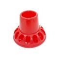 2 PCS Chicken Quail Automatic Feeder 2kg Red Plastic Feed Bucket Farm rearing Tools