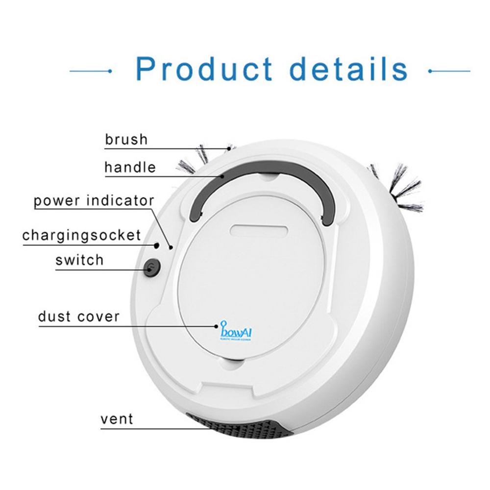 Automatic Robot Vacuum Cleaner Dry Wet Cleaning Machine Charging Intelligent Vacuum Cleaner Home Smart Wireless Sweeping Robot