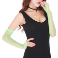 Sexy Women Lady Punk Dance Costume Party Lace Fingerless Fishnet Gloves Mittens X7JB