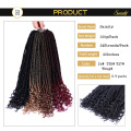 Saisity Faux Locs Jumbo Dreads Braids Hair Extensions 20inches Synthetic Soft Natural Loc Hairstyle Crochet Hair