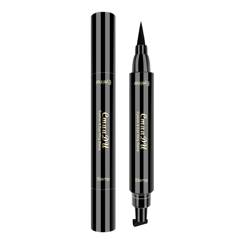 Eyes Liner Liquid Make Up Pencil Waterproof Black Double-ended Maquiagem Eyesliner Pencil Cosmetic Makeup Tool TSLM1