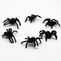 5pcs horror 4.5cm black spider haunted house spider web bar party decoration supplies simulation tricky toy halloween decoration