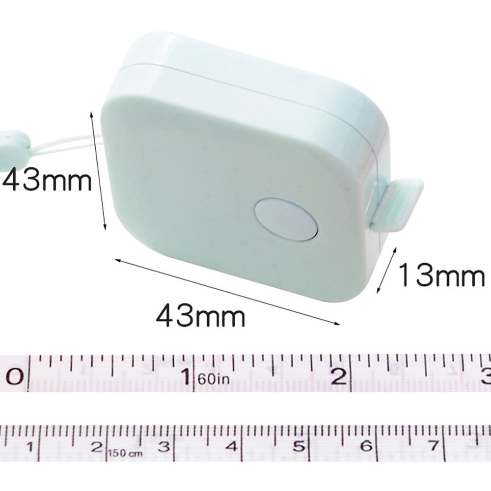 Hot Sale 150cm/60" Tape Measure Retractable Waist Measurement Tool Children Height Ruler Centimeter Inch Roll Tape Girls Gifts