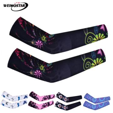 Summer SUN Protection Arm Warmers Cycling Anti-slip Arm Sleeve Breathable Riding Bicycle Arm Cover Basketball Fitness Oversleeve