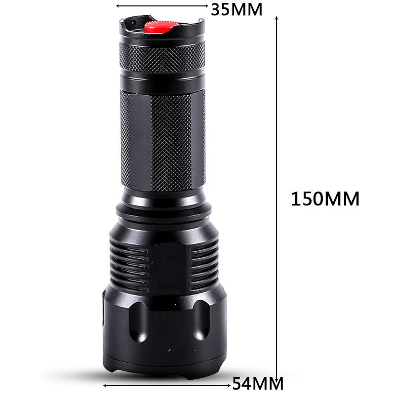 Xhp90.2 9-core High Quality Led Flashlight Cree 18650 26650 AA Battery Torch XHP50 XM-L2 U3 T6 Zoomable Aluminum Alloy Lantern