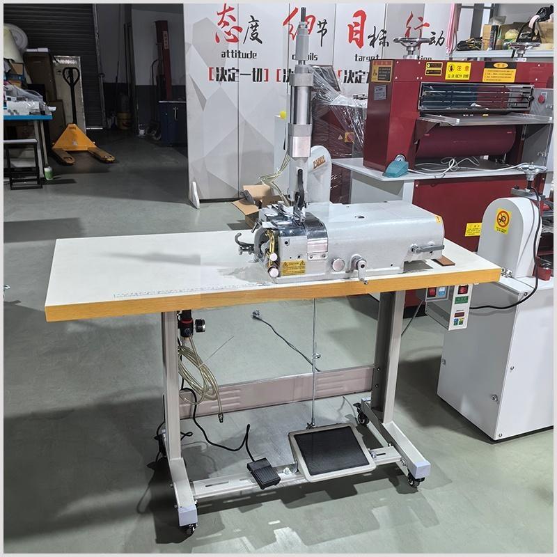 DL-7506B-1 Pneumatic Leather Belt Head Skiving Machine Auto Sharpening System  Servo Motor  AutoFootswitch Leather Skiver (5)