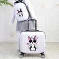 Kids travel suitcase on wheels 18'' children trolley luggage bag Cartoon luggage set Cute carry on Cabin suitcase backpack girls