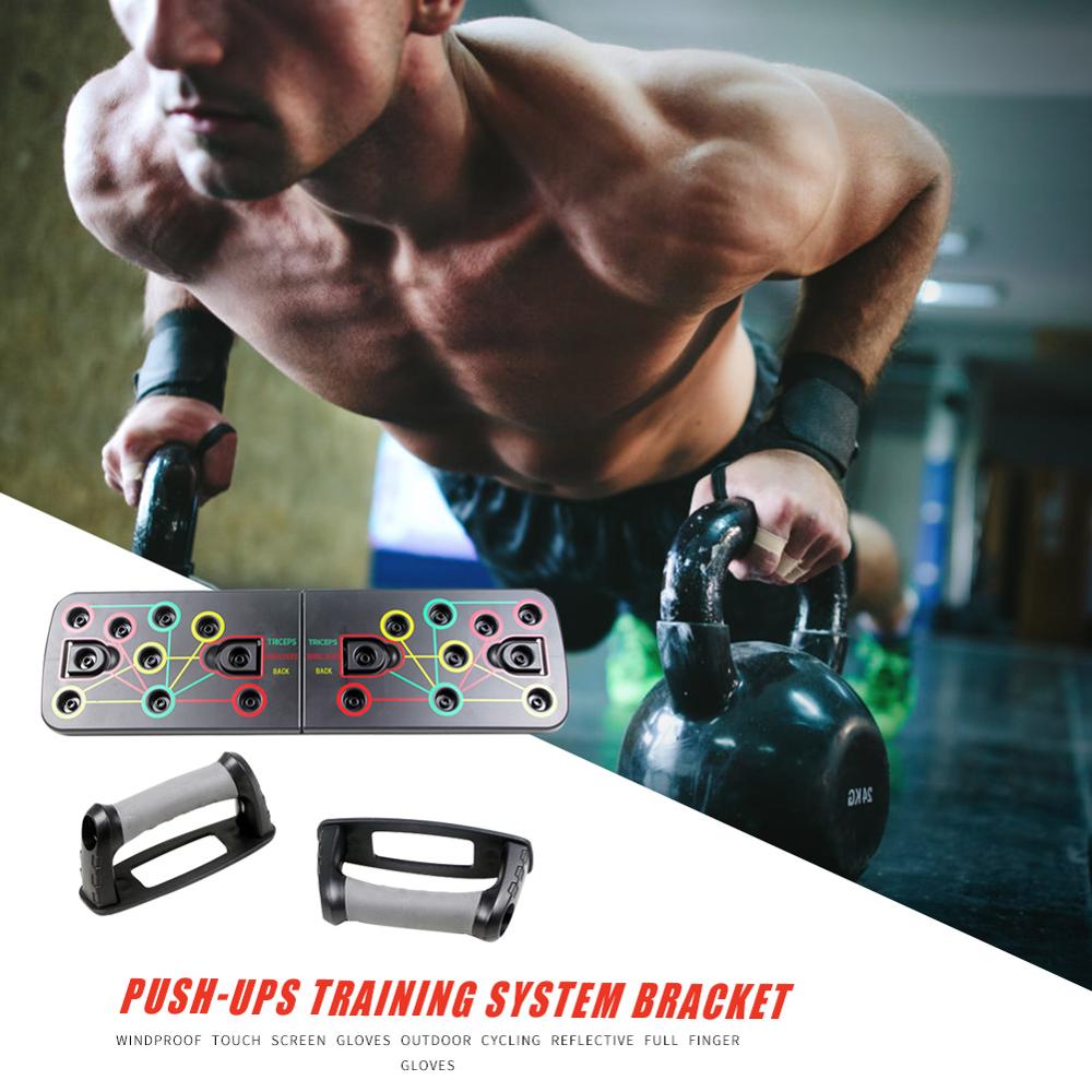 9 in 1 Push Up Rack Board Comprehensive Fitness Exercise Workout Push-up Stands Men Women Push-up Stands Body Building Training