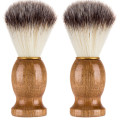 Makeup BrushesMen Shaving Bear Brush Best Badger Hair Shave Wood Handle Razor Barber Tool Shaving Brush Dropshipping