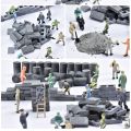 1/16 Miniature Simulation Brick DIY Kit Sand Table Diorama Landscape Scenery