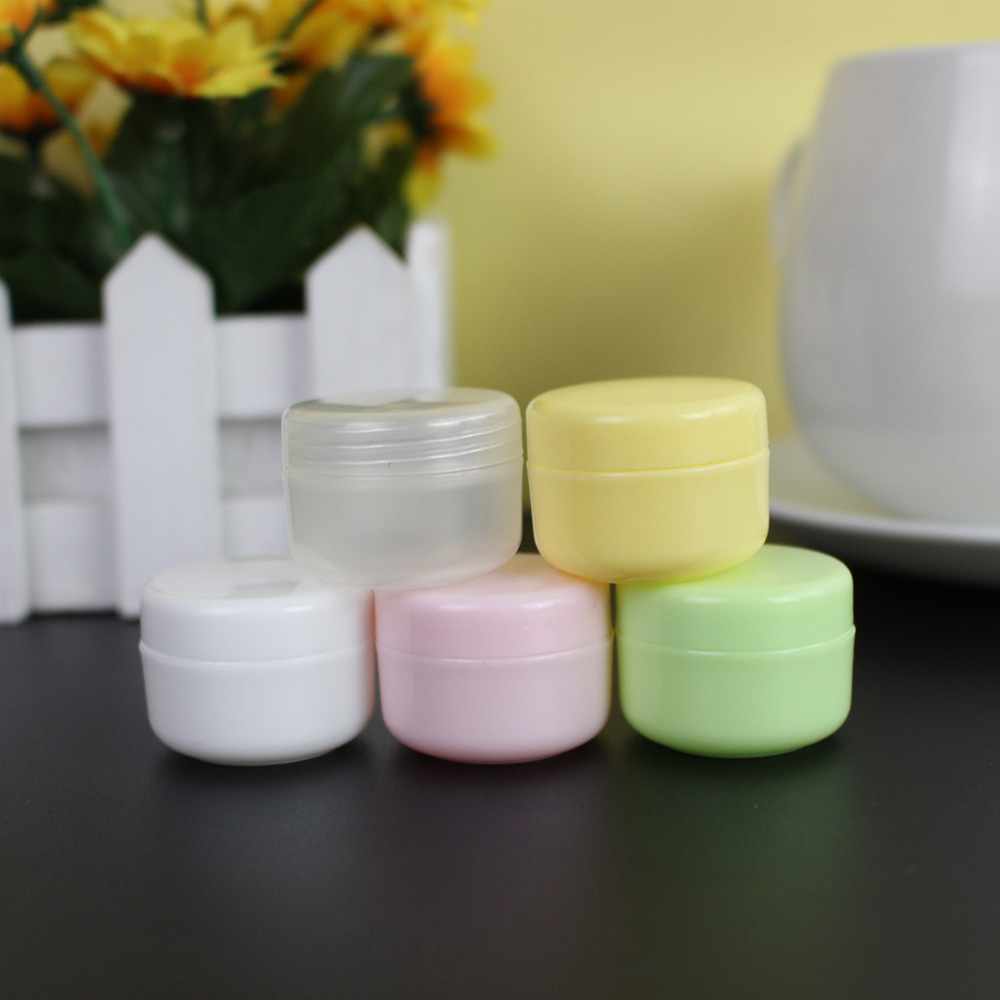 10pcs Cosmetic Jar 10g Makeup Jar Pot Face Cream Lotion Cosmetic Container Travel Refillable Bottles