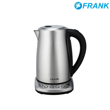 Elegant Metal Button 1.7L Smart Stainless Steel