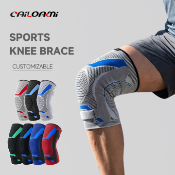 Adjustable Knitted Knee Protector with Gel Pad for
