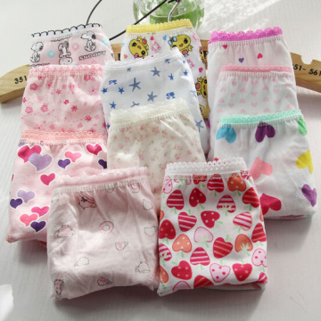 3-12years 6 pcs/lot girls underwear briefs panties baby girl pants wholesale short panties children briefs underwear girl