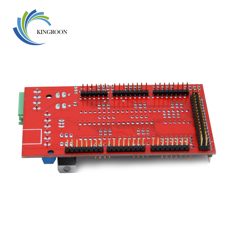 KINGROON RAMPS 1.4 Control Board Panel Part Motherboard 3D Printers Parts Shield Red Black Controls Ramps 1.4 Board Accessories