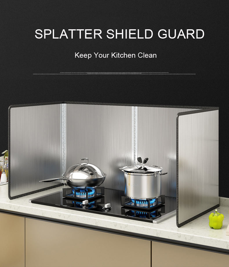 Foldable Kitchen Oil Splatter Shield Guard