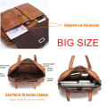 JEEP BULUO Man Briefcase Big Size Laptop Bags Business Travel Handbag office Business Male Bag For A4 Files Tote bag