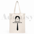 The Office TV Show Dunder Mifflin Paper Company Shoulder Canvas Bags Large Capacity College Harajuku Handbag Women Shopping Bag