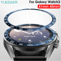 steel Bezel Ring Metal Cover Protection for Samsung Galaxy Watch 3 41MM strap for Galaxy Watch3 45mm Smart Watch Accessories