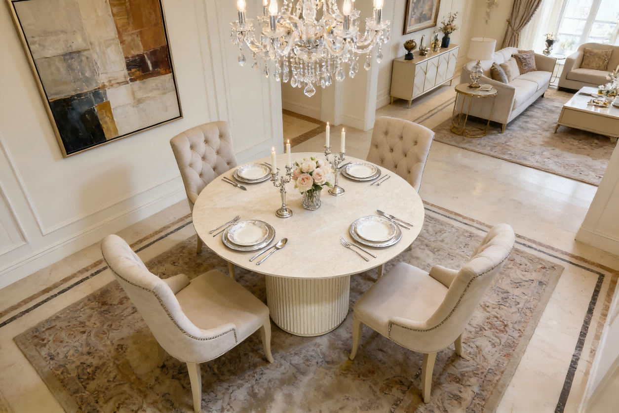 BR-25F03 wooden dining table 2