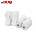 LDDQ 100pcs CH-2 2p Spring Wire Quick Connector With No Welding No Screws Splice Cable Clamp Terminal 2 Way Easy Fit Led Strip