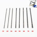 12PC DIY Woodworking Saw Scroll Blades Coping Metal Tool 130mm 8 Kinds Wood Saw Blades For Carving