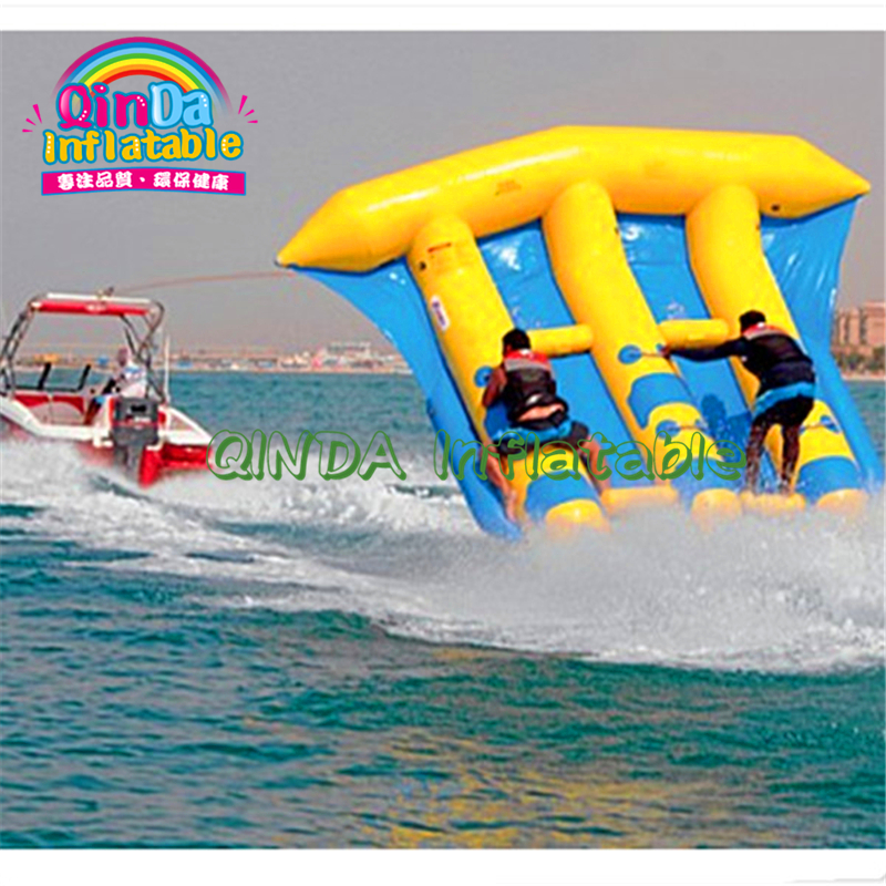 6 Person Inflatable Fly Fish Water Skiing Towable Banana Boat Tube For Beach Games