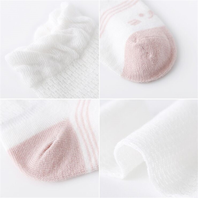 3Pairs/Set Summer Thin Baby Girls Socks Cartoon Newborn Baby Socks for Girls Non-slip Long Knee High Infant Baby Boys Socks 2020