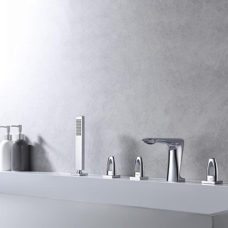  European art minimalist 3 hole separating faucet faucet 5 