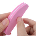 5Pcs Half Moon Nail File 100/180 Sponge Mini Nail Buffer Block Files For UV Gel Polish Colorful Manicure Sanding Nail Art Tools