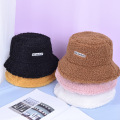 Teddy Winter Women Hats Velvet Warm Ear Protector Fisherman Hat Accessories Vintage Lamb Velvet Cap Lovely Plush Bucket Hat