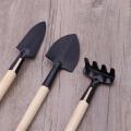 3Pcs Gardening Tools kits Gardening Shovel Spade Set Rake Small Hand Trowel Mini Indoor Garden Tools for Women Kids House Plants
