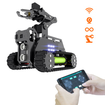 Adeept RaspTank WiFi Wireless Smart Robot Car Kit Tank 4DOF Robotic Arm Robot OpenCV Target Tracking Video Transmission Function