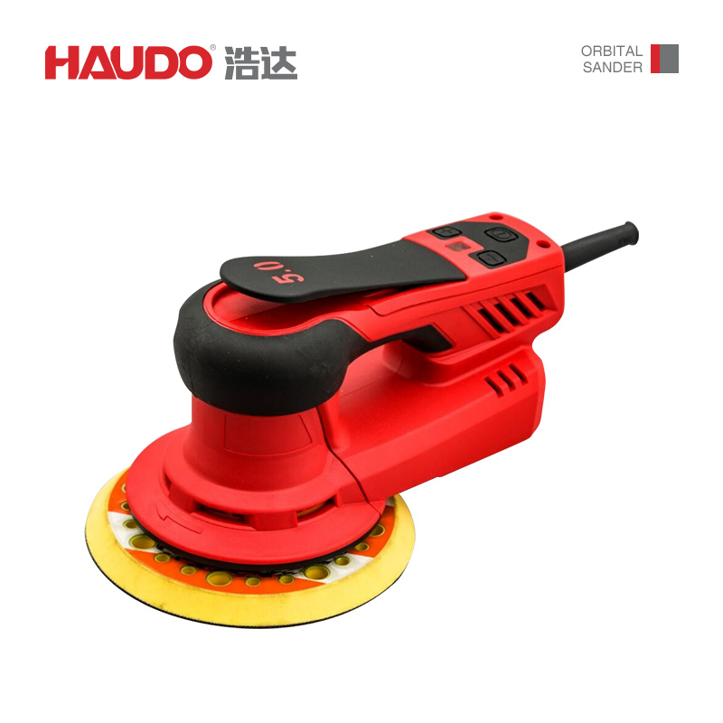 Haudo Brushless 350W Multi-function Random Orbital Sander Variable Speed Corded Orbital Sanders For Finishing,Corners, Car,wood