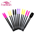 Fadvan 50Pcs/Pack Silicone Brushes Disposable Eyelash Tool Comb Mascara Wands Makeup Brushes Individual Applicator Kit for Eye