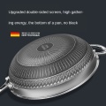 New 316 Stainless Steel Honeycomb Frying Pan Non Stick Without Oil Fume And Coating Kitchen Cookware Wok Pots And Pans