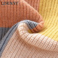 Autumn Winter 2020 New Baby Boys Sweater Children Knitted Clothes Kids Pullover Jumper Toddler Sweater Plaid Color Matching