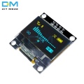 Yellow Blue 0.96 Inch I2C IIC Serial 128X64 128*64 OLED LED Display Module Compatible For Arduino STM32 Controller Driver Board