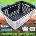 Environmental PP plastic handle shopping basket