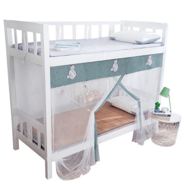 Student Dormitories Mosquito Net Dustproof Mosquito Net For Bunk Beds Plants Print Single Bed Netting Folding Adult Bed Canopy