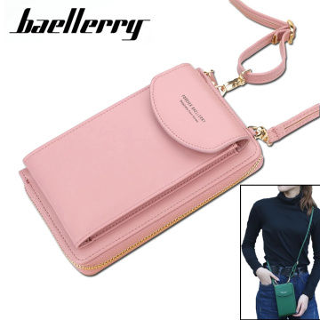 2021 New Sweet Purse Women Brand Large Cell Phone Wallet Big Card Holder Handbag Clutch Messenger Shoulder Straps Carteras Mujer